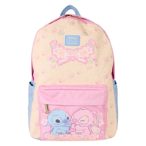 Mochila de tamaño completo de nailon con estampado integral Disney Stitch & Angel - Imagen 1 de 5