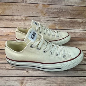 Sneakers unisex Converse Chuck Taylor All Star basse non sbiancate bianco crema - Foto 1 di 10