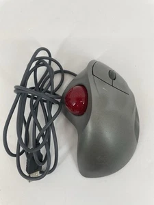 Logitech T-BB18 Trackman Wheel Trackball Mouse USB Wired Tested Working Cond - Picture 1 of 6
