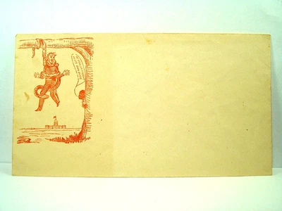 Civil War DE FOWLER CAUGHT IN HIS OWN SNARE Patriotic Cover BLACK AMERICANA - Image 1 of 2