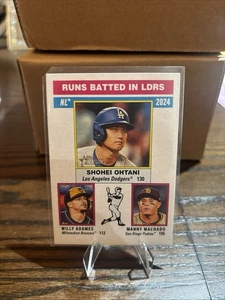 2025 Topps Heritage - League Leaders Shohei Ohtani, Manny Machado, Willy Adames  - Bild 1 von 1