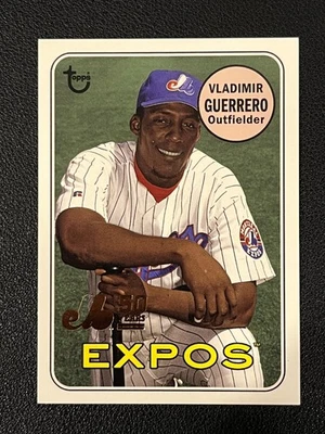 Vladimir Guerrero Jr 2019 Topps Archives 50 Years Expos /50 MTL-VG - Image 1 of 2
