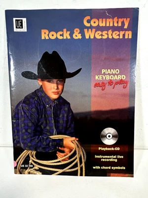 Rock & Country Western Piano Music Book Easy Universal Edition German English - Image 1 of 4