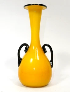 Yellow Tango Glass Vase Loetz A-2 - Picture 1 of 14