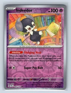 Indeedee 093/191 Reverse Holo SV08: Surging Sparks NM Pokemon TCG Card - Picture 1 of 2