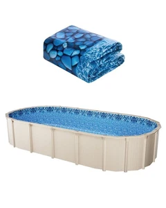 Vevor Pool Liner Oval 15x30x52 Model 3 Gray Color - Picture 1 of 9