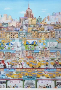 Linnea Pergola New York City Layers Limited Edition # 9/50 Hand Signed N.Y - Picture 1 of 8