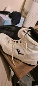 Everlast Pro Elite Men's White Boxing Boots - Size 9UK EU43 - BOXED - Picture 1 of 3