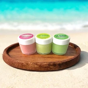 Lip Scrub Set Of 3: Frozen Margarita, Watermelon Margarita&Green Apple Margarita - Picture 1 of 5