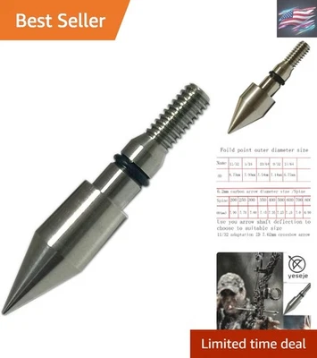 Compacto 100 puntos de flecha de grano para tiro con arco objetivo - Paquete de 12 con soporte de junta tórica Foto 1 de 4