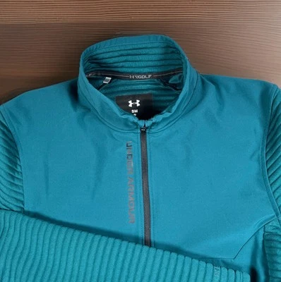 Suéter de Golf Under Armour T2 Para Hombres S Verde 1/4 Cremallera XStorm Calce Suelto Usado en Excelente Condición Foto 1 de 4