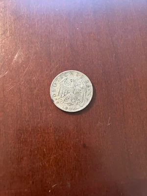 Germany 1926-A 50% Silver 1 Mark - Image 1 of 2