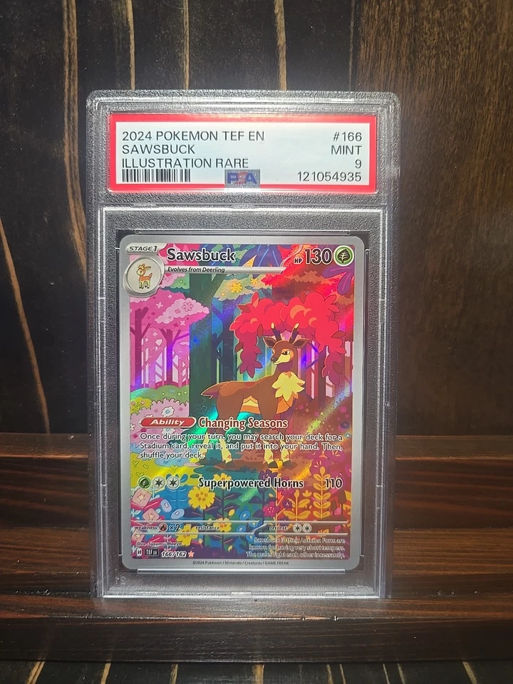 Sawsbuck 166/162 SV05: Temporal Forces Holo - Image 1 of 2