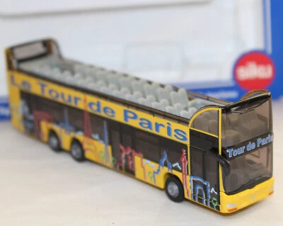 SIKU SUPER SERIE- 1885 - MAN LION'S CITY DD OPEN TOP TOUR BUS - LE TOUR DE PARIS - Image 1 of 4