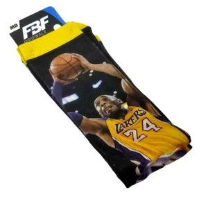 FBF Originals Kobe Bryant Los Angeles Lakers Socks No 24 Sz MD - Picture 1 of 12