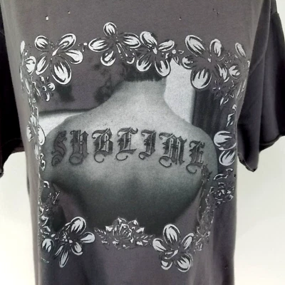 Camiseta TRUNK LTD Para Mujer SUBLIME Destroyed Boxy EE. UU. Algodón Talla M NUEVA * Foto 1 de 4