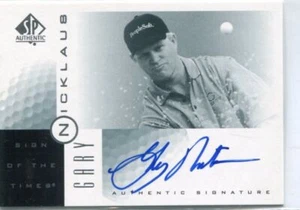 2001 SP Autentyczny znak czasu Gary Nicklaus #GN Rookie Auto RC - Zdjęcie 1 z 1