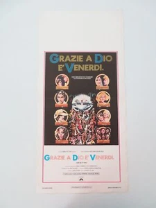 THANK GOD IT'S FRIDAY ITALIAN LOCANDINA POSTER DONNA SUMMER JEFF GOLDBLUM 1978 - Picture 1 of 5