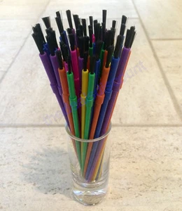 Stck 50 Kunststoff Werkstatt & Künstler Handwerk Pinsel. Verschiedene Farben, in Tube - Bild 1 von 1