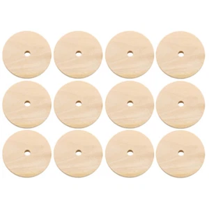 Circle Wood Cutouts Unfinished Wooden Cutouts Unfinished Wood Discs - Picture 1 of 12