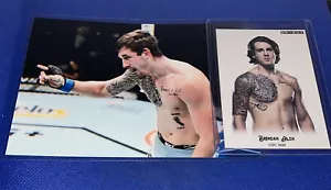 Tarjeta blanca personalizada UFC Brendan Alllen y 4x6 pulgadas Foto de luchador en funda - Imagen 1 de 4