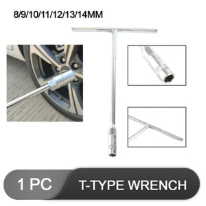 1pc T Type Handle Socket Wrench Soft Grip Deep Reach Spanner Nut Driver 8-14mm - Picture 1 of 5