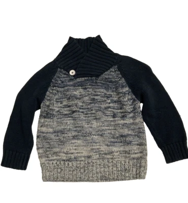 Suéter Genuino Niños OshKosh Niños Blanco Azul Marino Talla 3T Foto 1 de 3