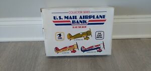 Vintage U.S. Mail Airplane Bank Die Cast Metal 1:32 Scale Air Mail 102 Brand New