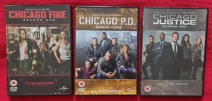 Chicago Fire 1 + Chicago Justice 1 + Chicago PD 3 DVD collection - Imagen 1 de 1