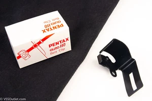 Pentax Auto 110 Subminiature Camera Metal Belt Clip in Box MINT NOS V25 - Photo 1 sur 7