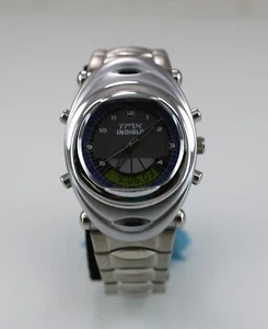 Timex Men Watch Stainless St Silver 50m Light Alarm Date Chron 24hr Gray Quartz - Picture 1 of 6