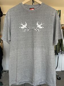 Vintage 90’s innes skate streetwear cyber grunge emo gray large shirt