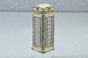 BF566 Dinky Toys GB #12c Pre-War Telephone Call Box C/- - Imagen 1 de 3