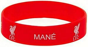 Liverpool FC Mane Rouge Caoutchouc Bracelet en Silicone Taille Unique Lfc