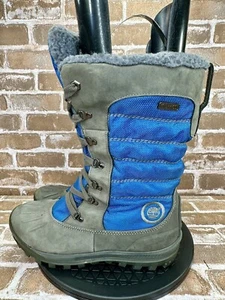 Timberland EarthKeepers Mount Holly Duck Snow Winter Boots Blue Womens Size 10 - Picture 1 of 16