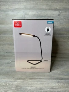 Globe Electric Arden 20.75'' Tall LED Flexible Neck Desk Lamp Black New in box. - Picture 1 of 3