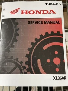 1984 1985 Honda XL350R XL 350R Servicio Tienda Taller Reparación Manual - Imagen 1 de 9