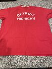 Red Homage Brand Detroit Michigan Graphic T Shirt 3Xl Usa