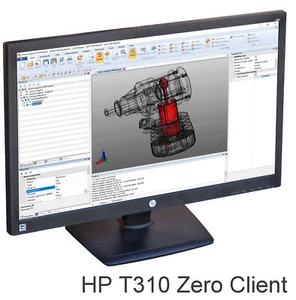 HP T310 Citrix Ordinateur 764964-001 24 " 60cm Écran LED VGA DVI 1920x1080 - Photo 1/1