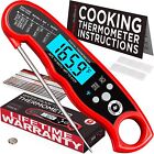 Alpha Grillers Instant Read Meat Waterproof Ultra-Fast Thermometer, Outdoor Gril