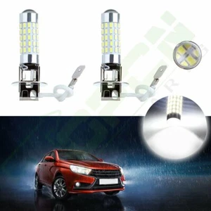 2pcs H3 40W High Power LED Pure White Fog DRL Light Driving Bulb 6000k - Picture 1 of 7