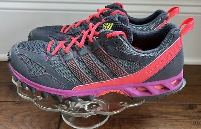 Adidas Kanadia 5 TR Gris/Rosa Adidas Damas Zapato Atlético Talla 11 Usado en Excelente Condición Foto 1 de 4