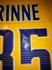 PEKKA RINNE AUTOGRAPHED NASHVILLE PREDATORS AUTHENTIC JERSEY L SIGNED AJ’s COA - Picture 1 of 8