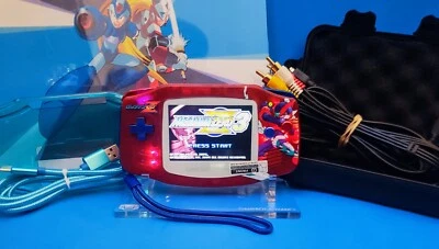 Gameboy Advance GBA IPSV4 TV-OUT Nintendo Mega man Zero Luxury Set 11 Upgrades - Image 1 of 4