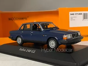 MINICHAMPS 1/43 VOLVO 240 GL 1986 DARK BLUE ART.940171405 - Picture 1 of 2