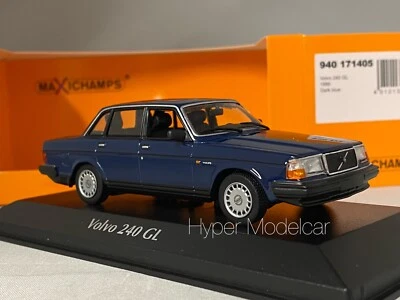 MINICHAMPS 1/43 VOLVO 240 GL 1986 DARK BLUE ART.940171405 - Immagine 1 di 2