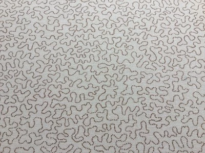 LEE JOFA CURTAIN FABRIC ‘VERMICELLI’ 2M BROWN/CREAM - 100% COTTON - Image 1 of 4