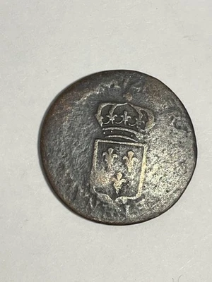 Royal Coin Liard With The Bust Of Child Louis XV 1720 BB (10-45/1) - Image 1 of 4