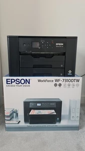 Epson Workforce WF-7310DTW A3+ Colour Inkjet Printer with New Ink - Picture 1 of 7