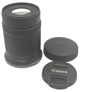 Excellent Canon RF-S 55-210mm f/5-7.1 IS STM Lens Front & Back Cap - Picture 1 of 18